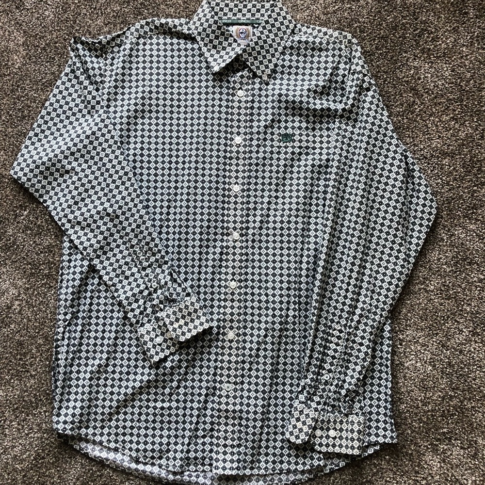 Cinch men’s western button down shirt